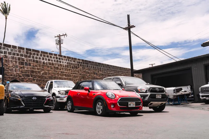 The 417 Autoworks lot filled with customer cars